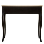 Paris Prix Console 2 Tiroirs Vintage "Chrysa" 86cm Noir