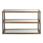 Paris Prix Console 3 Niveaux "Hexagone" 132cm Naturel