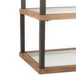 Paris Prix Console 3 Niveaux "Hexagone" 132cm Naturel