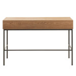 Paris Prix Console 3 Tiroirs En Bois "Dresa" 120cm Naturel