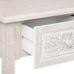 Paris Prix Console Design 2 Tiroirs "Hina" 80cm Blanc
