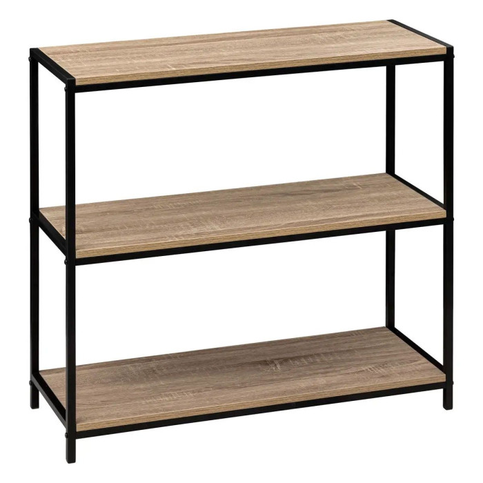 Paris Prix Console Design 3 Niveaux "Aliaj" 80cm Naturel
