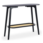 paris prix Console Design Avec Cannage "Coralie" 100cm Noir