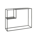 paris prix Console Design en Métal "Soraya" 100cm Noir