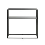 Paris Prix Console Design En Métal "Soraya" 80cm Noir