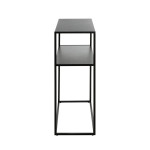 Paris Prix Console Design En Métal "Soraya" 80cm Noir