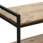 Paris Prix Console En Bois Design "Edena" 120cm Marron