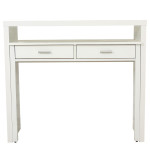 paris prix Console Extensible Bureau "Nine" 100cm Blanc