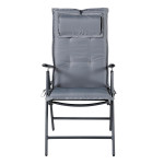 paris prix Coussin de Chaise Avec Coussin "Hanna" 116cm Gris