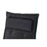 Paris Prix Coussin De Chaise Avec Coussin "Hanna" 116cm Noir