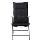 paris prix Coussin de Chaise Avec Coussin "Hanna" 116cm Noir