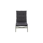 Paris Prix Coussin De Chaise Longue "Hanna" 193cm Gris Foncé