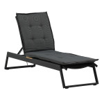paris prix Coussin de Chaise Longue "Hanna" 193cm Gris