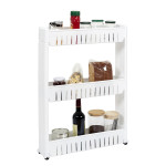 Paris Prix Desserte De Cuisine "3 Niveaux" 70cm Blanc