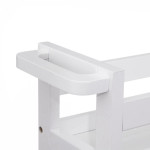 Paris Prix Desserte De Cuisine "3 Niveaux" 75cm Blanc Coton