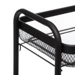 Paris Prix Desserte De Cuisine 3 Niveaux "Mayaj" 79cm Noir