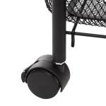 Paris Prix Desserte De Cuisine 3 Niveaux "Mayaj" 79cm Noir