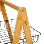 Paris Prix Desserte De Cuisine 3 Niveaux "Modern" 88cm Charbon