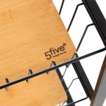 Paris Prix Desserte De Cuisine 3 Niveaux "Nera" 70cm Noir