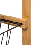 Paris Prix Desserte De Cuisine "Blackbamboo" 83cm Noir