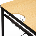 Paris Prix Desserte De Cuisine Design "Amo" 79cm Naturel