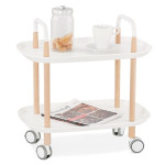 Paris Prix Desserte De Cuisine Design "Ariel" 59cm Blanc