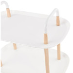 Paris Prix Desserte De Cuisine Design "Ariel" 59cm Blanc