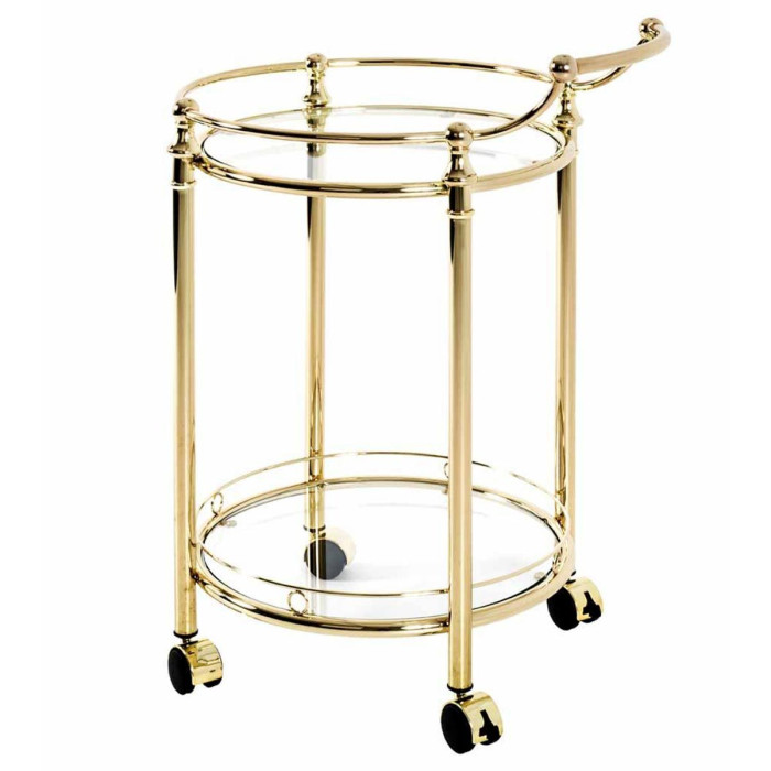 Paris Prix Desserte De Cuisine Design "Laitonné" 79cm Or