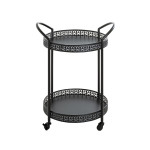 Paris Prix Desserte De Cuisine Design "Loniba" 71cm Noir