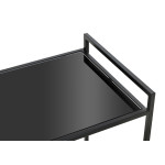 Paris Prix Desserte De Cuisine Design "Monano" 69cm Noir
