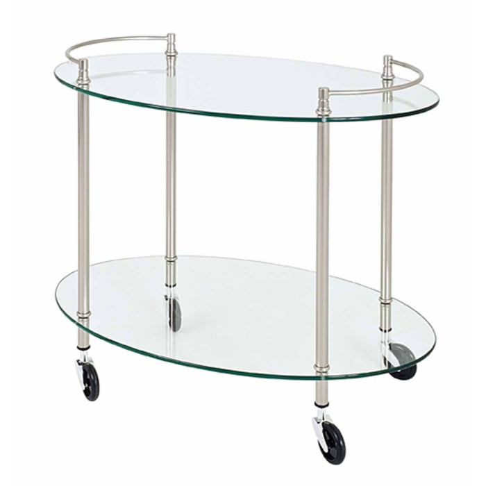 Paris Prix Desserte De Cuisine Design "Yoni" 68cm Transparent