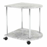 paris prix Desserte de Cuisine Effet Béton "Miguel" 45cm Gris