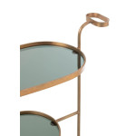 Paris Prix Desserte De Cuisine En Métal "2 Niveaux" 84cm Bronze