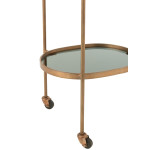Paris Prix Desserte De Cuisine En Métal "2 Niveaux" 84cm Bronze