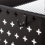 Paris Prix Desserte De Cuisine En Métal "Serta" 76cm Noir