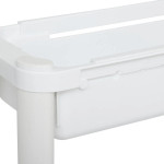 Paris Prix Desserte De Cuisine Extensible "Resserre" 78cm Blanc