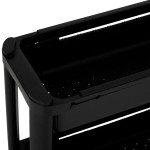 Paris Prix Desserte De Cuisine Extensible "Resserre" 78cm Noir