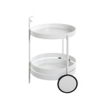 Paris Prix Desserte De Cuisine Ronde "Postres" 62cm Blanc