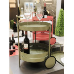 Paris Prix Desserte De Cuisine Ronde "Postres" 62cm Vert