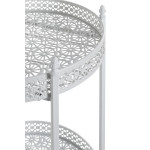Paris Prix Desserte De Cuisine Ronde "Ulika" 74cm Blanc