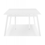 Paris Prix Double Bureau Design "Rosendo" 280cm Blanc