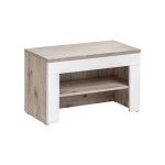 Paris Prix Ensemble Dressing "Gustavo I" 200cm Naturel & Blanc