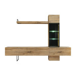 Paris Prix Ensemble Meuble TV Design "Rise" 240cm Chêne