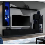 paris prix Ensemble Meuble TV Design "Switch II" 250cm Noir