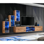 paris prix Ensemble Meuble TV "Switch XXII" 210cm Naturel