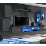 paris prix Ensemble Meuble TV "Switch XXV" 280cm Gris