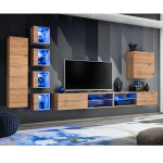 paris prix Ensemble Meuble TV "Switch XXVI" 320cm Naturel