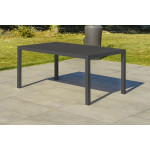 Paris Prix Ensemble Repas De Jardin 7 Places "Cayenne" 180cm Gris Anthracite