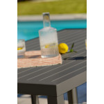 Paris Prix Ensemble Repas De Jardin 7 Places "Cayenne" 180cm Gris Anthracite