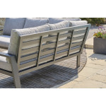 Paris Prix Ensemble Repas De Jardin 7 Places "Ibiza" 195cm Gris Anthracite